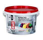 Краска DALI интерьерная для стен и потолков универсальная, База А белая 2,5 л