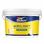 Краска DULUX ACRYL MATT для стен и потолков, латексная, глубокоматовая, белая 2,25л