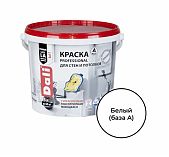 Краска DALI professional для стен и потолков суперпрочная тиксотропная моющаяся, База А белая 5 л