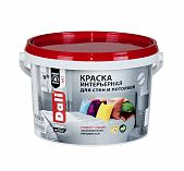 Краска интерьерная DALI акриловая, для стен и потолков, белая, база А, 2.5 л