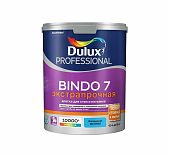 Краска Dulux Bindo 7 экстрапрочная для стен и потолков, матовая, база BW, 4.5 л