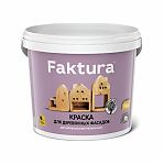 Краска Faktura акриловая с воском, для деревянных фасадов, база А, 2.7 л