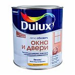 Краска-грунт DULUX окна и двери полуматовая база BW/А 0.75л