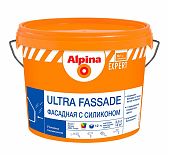 Краска Alpina Expert Ultra Fassade фасадная с силиконом матовая База 1 белая, 2.5 л