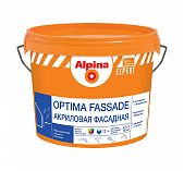 Краска фасадная Alpina Expert Optima Fassade матовая база 1 белая 2,5 л