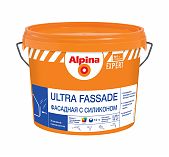 Краска Alpina Expert Ultra Fassade фасадная с силиконом матовая База 3 бесцветная, 2.35л