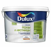 Краска-грунт DULUX полы и лестницы полуглянцевая база BW/А Белая 9 л