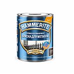 Краска Hammerite для металла прямо на ржавчину, 3 в 1, гладкая коричневая RAL 8017, 2 л