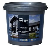 Краска для деревянных фасадов Veres Facade, акриловая, матовая, 0,9 л, медовый
