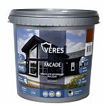 Краска акриловая Veres Facade для деревянных фасадов, матовая, медовый, 2.7 л