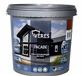 Краска Veres Faсade, для деревянных фасадов, акриловая, матовая, мятный 2.7 л