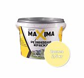 Краска Maxima, резиновая, для внутренних и наружных работ, матовая, №103 ваниль 2.5кг