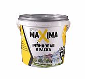 Краска Maxima, резиновая, для внутренних и наружных работ, матовая, бесцветная, База С 1 кг