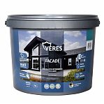 Краска Veres Facade для деревянных фасадов акриловая голубой туман, 9 л