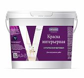Краска Virtuoso Premium, интерьерная, матовая, супербелая, база А, 1.5кг
