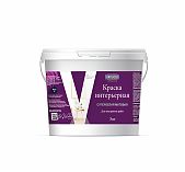 Краска Virtuoso Premium, интерьерная, матовая, супербелая, база А 3 кг