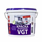 Краска VGT ВД-АК-2180, акриловая, итерьерная, супербелая 15 кг