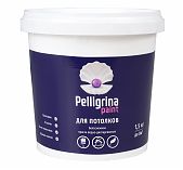 Краска светостойкая Pelligrina Paint для потолков, водно-дисперсионная, белоснежная, 1.5 кг