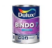 Краска DULUX BINDO 7 для стен и потолков износостойкая матовая белая 1 л