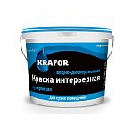 Краска Krafor ВД интерьерная супербелая 3 кг