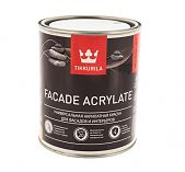 Краска Tikkurila Facade Acrylate для фасадов и интерьеров, база С  0,9л