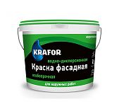 Краска в/д фасадная особопрочная KRAFOR 1,5 кг