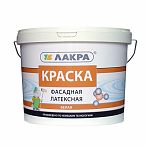 Краска ВД ЛАКРА фасадная белая 3 кг