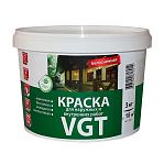 Краска VGT ВД-АК-1180 акриловая белая для наружных и внутренних работ 3 кг