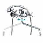 Смеситель для ванны Frud R22108 хром