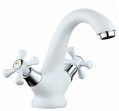 Смеситель для раковины Frud R10332 хром белый