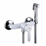 Смеситель с гигиеническим душем F2041-8 Frap, белый