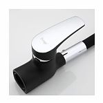 Смеситель для кухни Frap F4453-04 гибкий излив, черный
