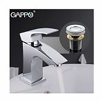 Смеситель для раковины Gappo G1007 хром