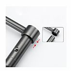 Смеситель для кухни Gappo G4398-51 гибкий излив, черный