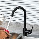 Смеситель для кухни Frud R42052-12 чёрный