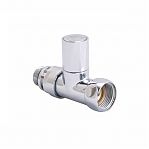 Кран для полотенцесушителя  Gappo  НР-ВР, 1/2х1 G475.0406 прямой, хром