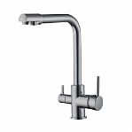 Смеситель для кухни Frud R43053 встроенный фильтр для питьевой воды, хром