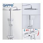 Душевая система Gappo G2491 с термостатом, хром
