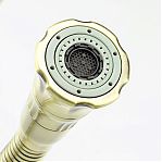 Смеситель для кухни Gappo G4089-6 гибкий излив, золото