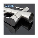 Смеситель для кухни Gappo G4398 гибкий излив, встроенный фильтр для питьевой воды, сатин