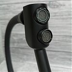 Смеситель для кухни Gappo G4398-16 гибкий излив, черный