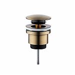 Донный клапан Frap F62-4  с переливом, бронза