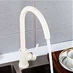 Смеситель для кухни Frap F40899-1 белый