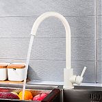 Смеситель для кухни Frap F40899-1 белый