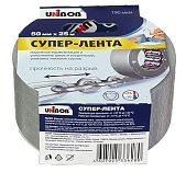 Супер-лента клейкая армированная UNIBOB 50 мм 25 м серая 