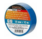 Изолента STARTUL PROFI ПВХ 18мм*10м, синяя