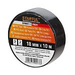 Изолента STARTUL PROFI ПВХ 18мм*10м, черная