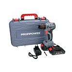 Шуруповерт PROFIPOWER MKBL-18B, 18В, Li-Ion, бесщеточный, 2Ач, 40Нм, с кейсом