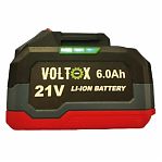 Аккумуляторный шуруповерт Volt-X V1260, 21 В, 120 Нм, 2 акк. х 6,0Ah х з.у