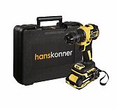 Аккумуляторный шуруповерт Hanskonner HCD2065C, 18 В, 65 Нм, 2 акк. х 2,0 Ah+з. у.